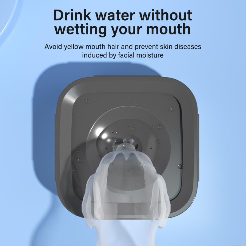 

Dog spill prevention design is convenient and easy to improve dog drinking water срібний