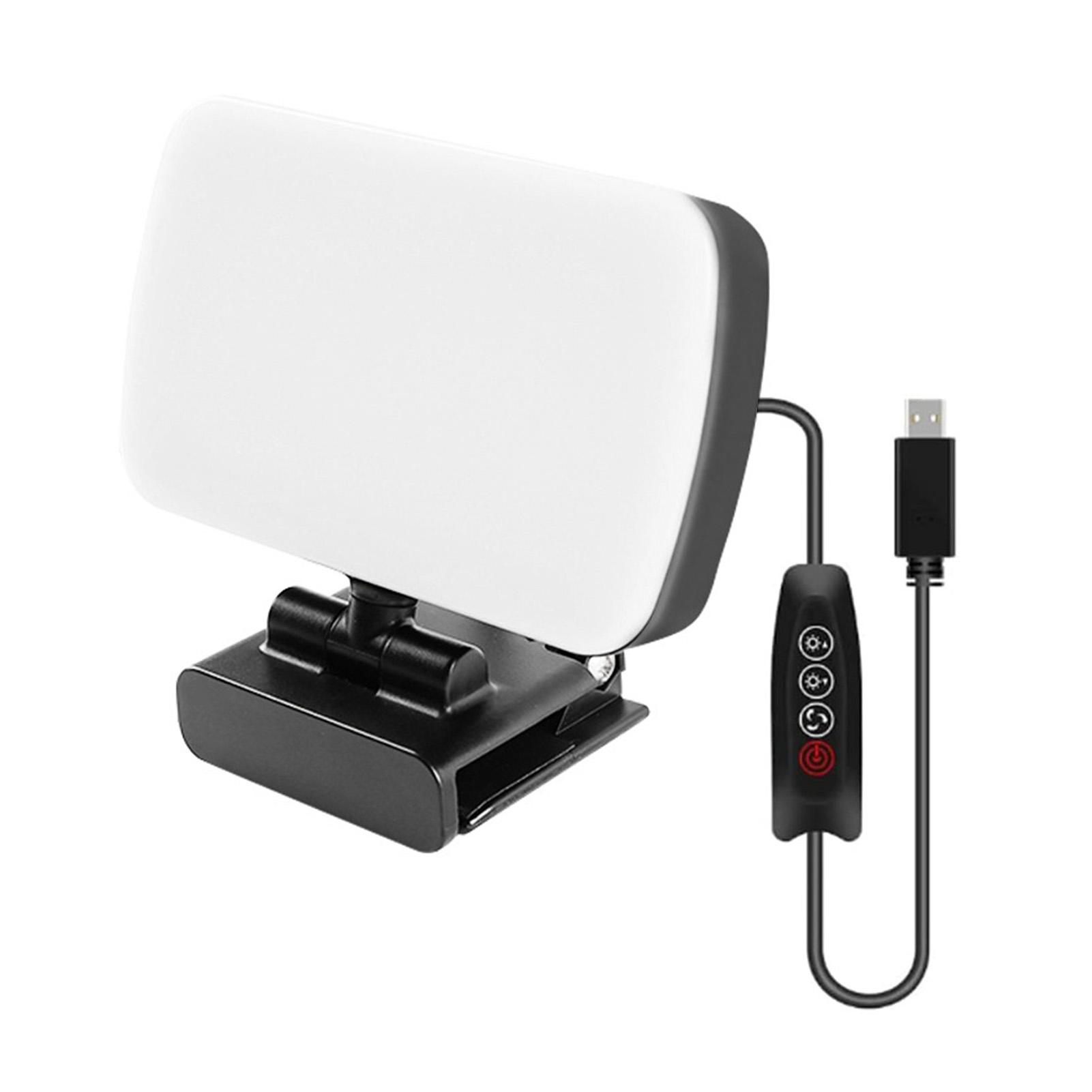 

Светодиодный видеосвет для видеоконференций, прямых трансляций, портативный заполняющий свет, регулируемое освещение