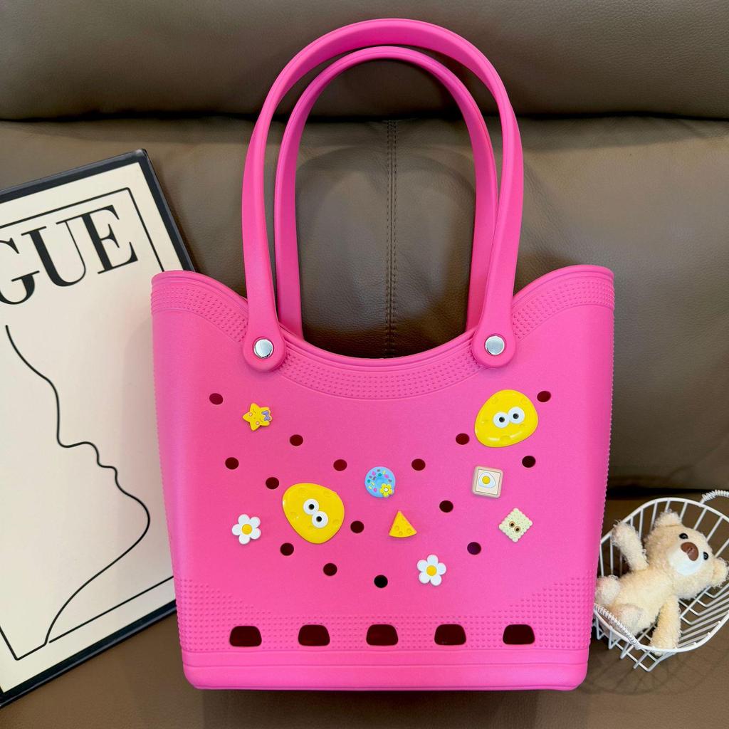 Bolso Tote de Playa Impermeable EVA - Bolso de Hombro de Gran Capacidad para Viajes y Almacenamiento