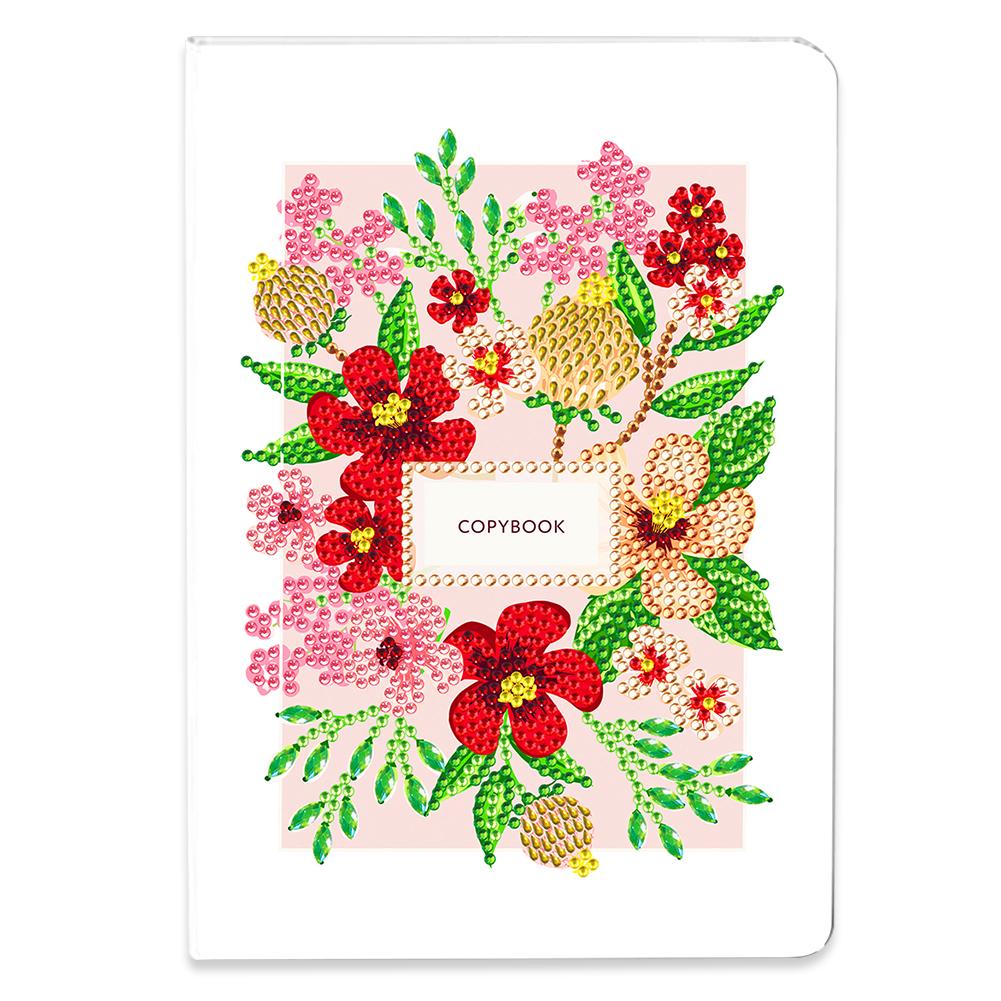 50 Pages A5 Diamond Painting Cover Notebook Cartoon Bee Special Shaped Diamond Art Painting Notebook Kits Festival Birthday Gift