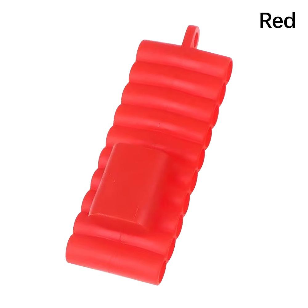 

1Pcs New Soft Screwdriver Bit Holder Screwdriver Head 22 Holes Rubber Organizer 1/4 Inch Hex Drill Bit Stand Case Power Tools червоний