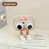 Cartoon Big Eyes Desktop Storage Box Mini Cosmetic Storage Box  Desktop Organization