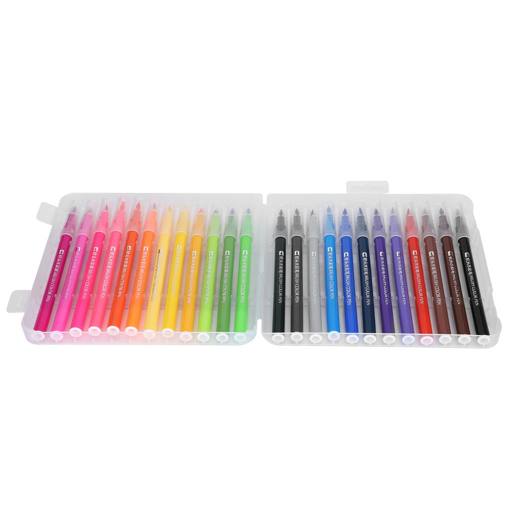 Watercolor Pen Drawing Assorted Colors Fineliner Tip Art Markers Painting Supplies