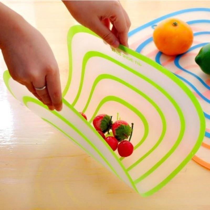 1 ks Plastová krájecí deska Protiskluzová Matná Kuchyňská krájecí deska Nástroje na zeleninu Maso Kuchyňský Acces