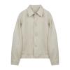 Marbete Vegan Leather Short Jacket Cream