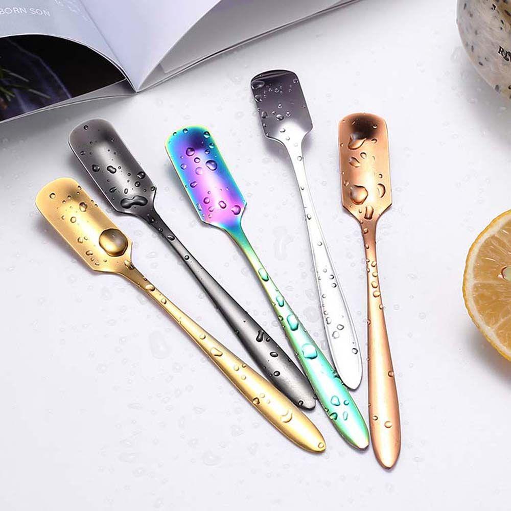 Cream High Quality Kitchen Tool Sugar Dessert Cake Stirring Spoon Coffee Spoon Teaspoon Coffeeware