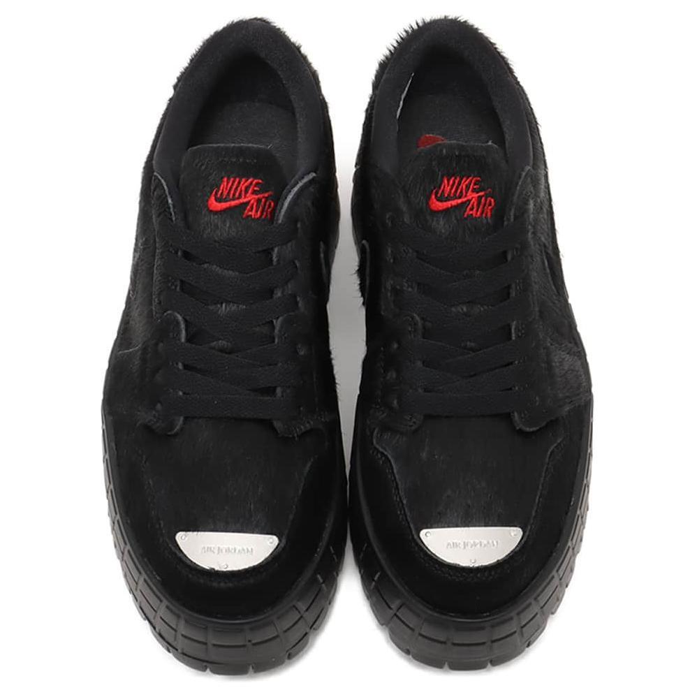 Air Jordan 1 Brooklyn Low Schwarz Pony IB7210-006 Damengröße