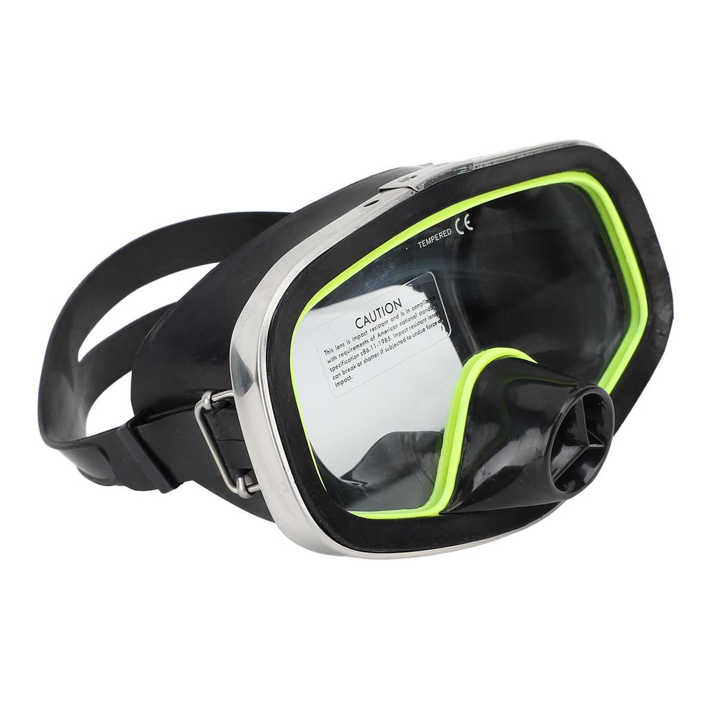 Diving Goggles Silicone Waterproof Tempered Glass Lens Underwater Goggles for Snorkeling Swimming