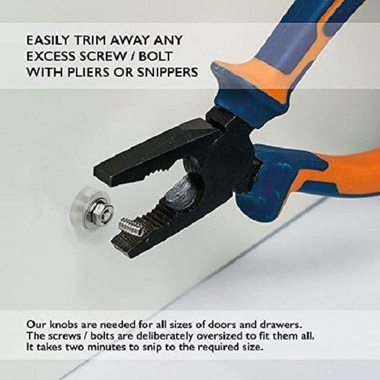 Dresser Knobs - Vintage Assorted Ceramic Drawer Handle for Kitchen Cabinets Home Interior Decor Furniture Hardware - Gold - Pack of 6 Knobs