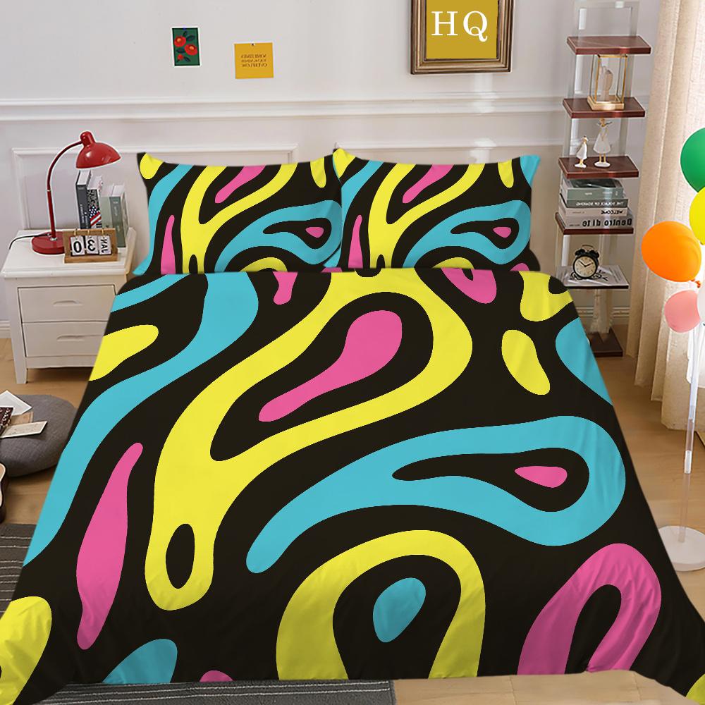 Bohemian Printed Duvet Cover Set Double Size Microfiber Bedspreads Design High Ranking Home Bedclothes