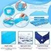 Cooling Neck Wrap With Button Fastener Instant Ice Neck Towel For Outdoor Sports Summer Activities Instant Cold Cooling Scarf