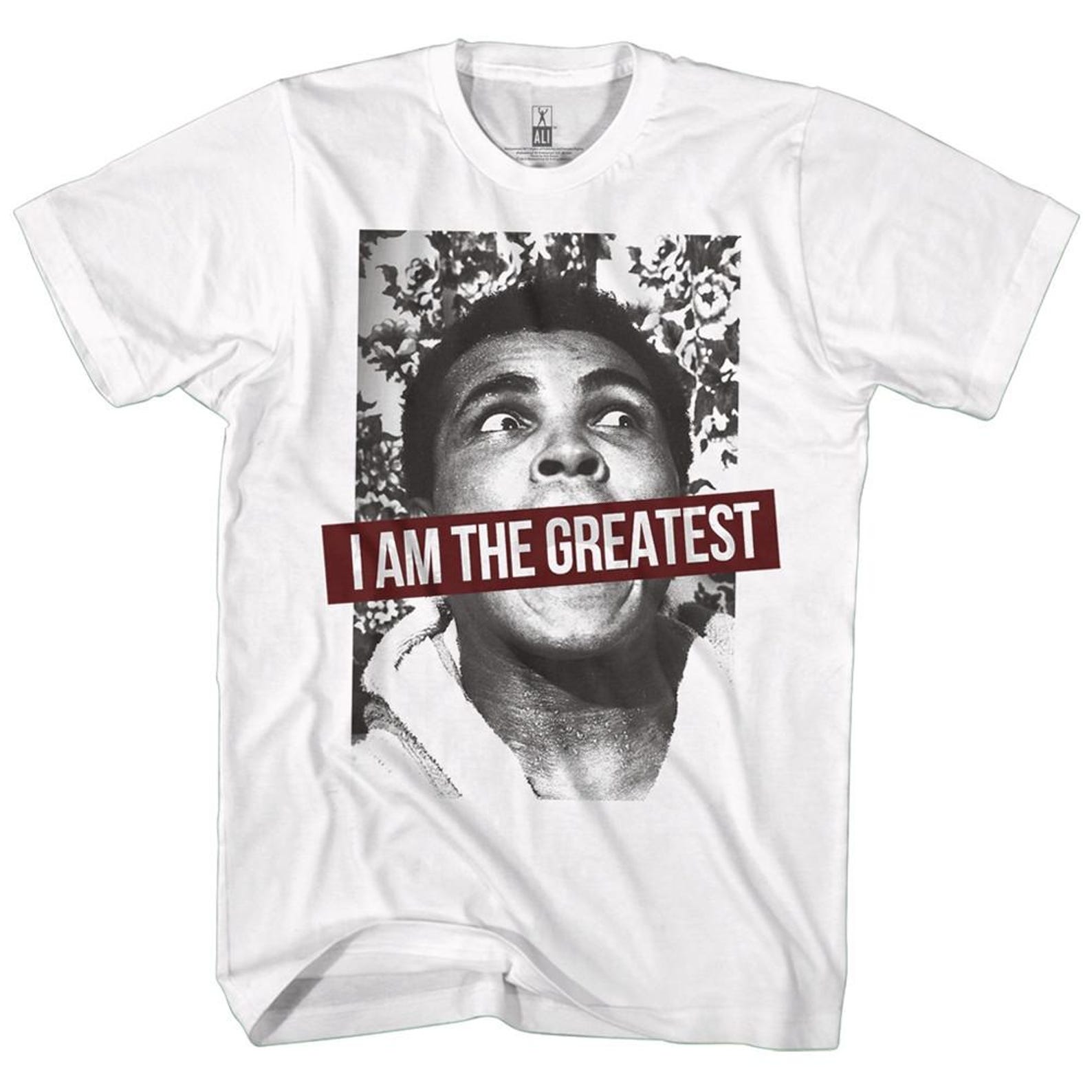 Muhammad Ali Ali 1067 White Adult T-Shirt L