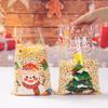 Sacs Cadeaux de Noël Décorations Joyeux Noël pour la Maison 2025 Navidad Natal Xmas Ornement Bonbons Biscuits Sacs Pratiques Nouvel An 2026