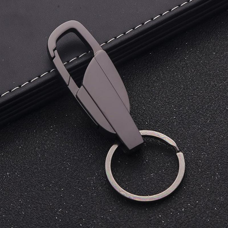 1Pc Stainless Steel Keychain  High-Grade Keyring Personalized Car Buckle