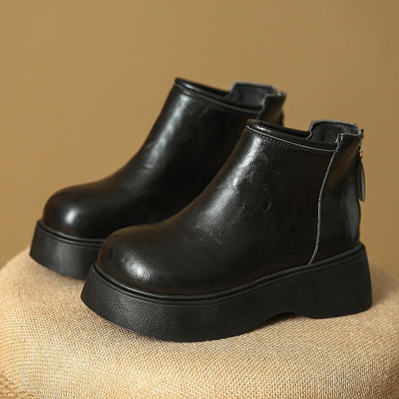 Women s Fashion Lightweight Comfortable Thick Sole Heightened Non-slip Cushion Hiking Sports Casual Martin Boots 35 2980₽