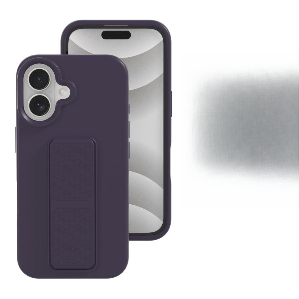 Suitable for Ip16promax Liquid Silicone Wristband Stand, Apple 15/14 Solid Color Protective Case