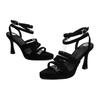 Sexy Open Toe Gladiator Shoes Women Sandals 9cm High Heel Pumps Ladies Shoes for Summer Party Wedding Sandalias Mujer WSH5345