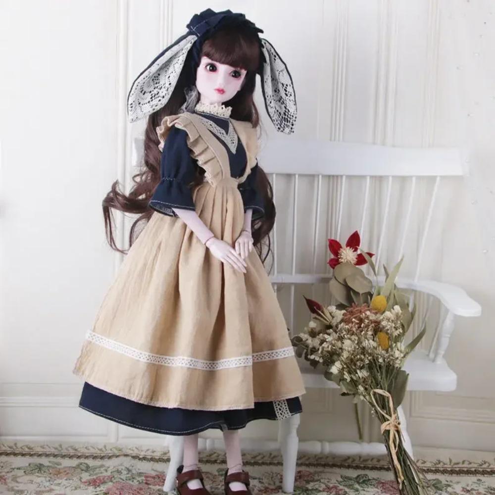 60cm Handmade Toy Dress Clothes Set for 1/3 23inch BJD Doll Accessory Collection