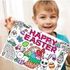 Easter Egg Children's Paper Placemats, Holiday Decoration Items, Disposable Paper Table MATS.