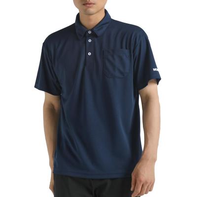 Polo Kurz Knopf Sweat Quick One L [DESCENTE] Hemd, Ärmel, Daune, Saugfähig, Trocknend, Punkt, Schlicht, Herren, Damen, Unisex, NV00(ST4FHSZ1MB)