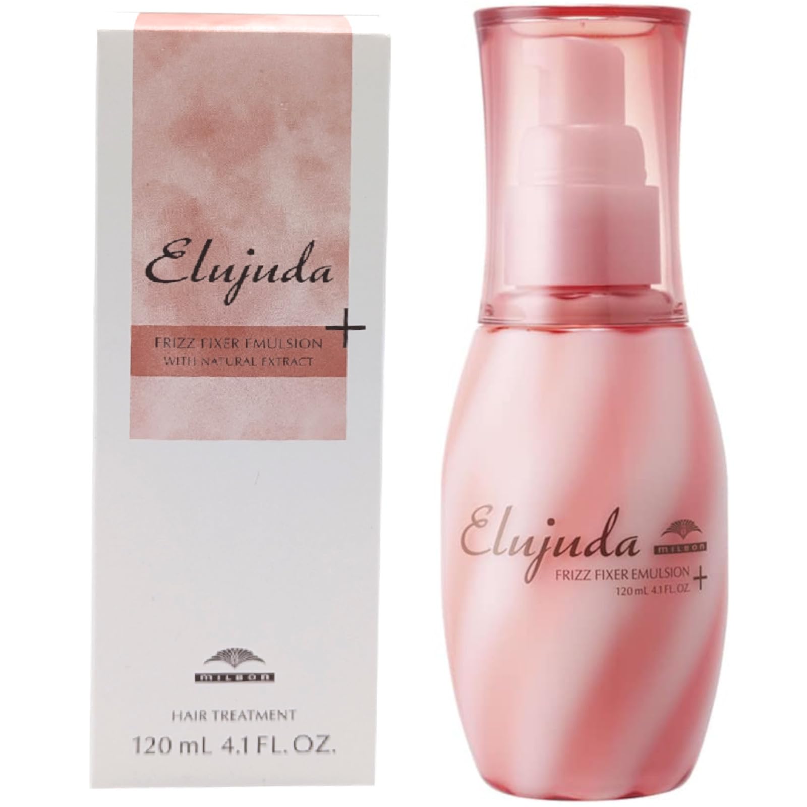 

Milbon Elujuda Frizz Fixer Emulsion + 120mL x1 Hair Treatment [Yamalife Original Tissue Included]