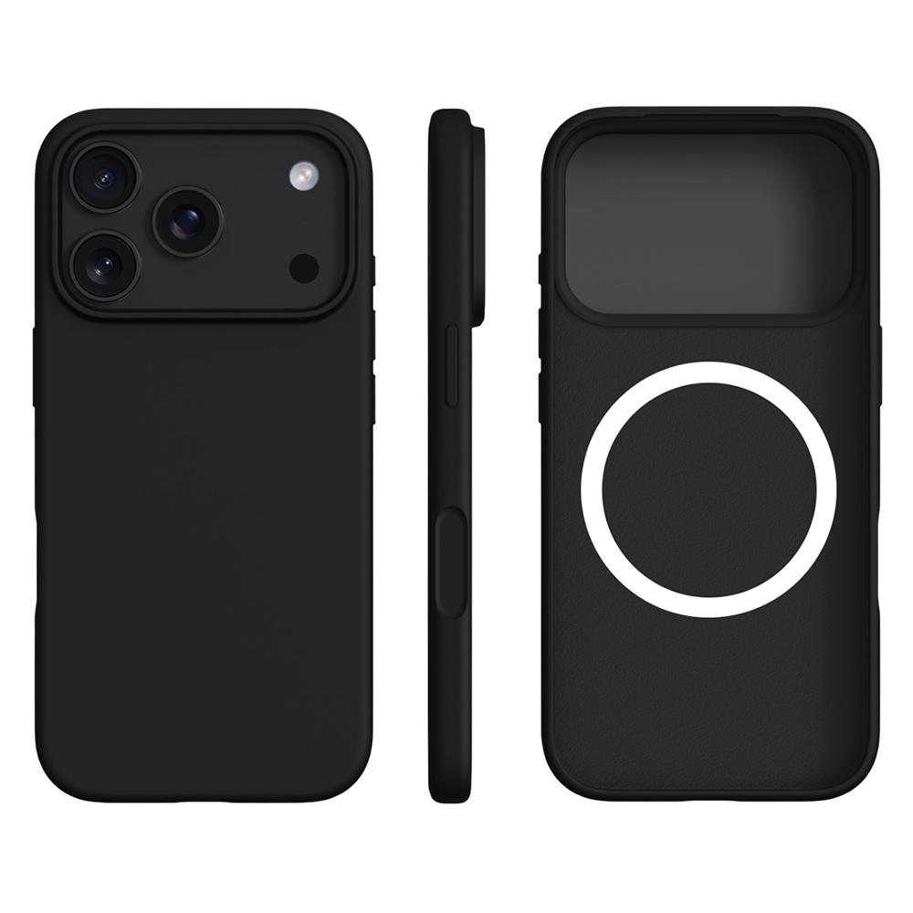 For iPhone 17 Pro Case Compatible with MagSafe Ultra Thin Liquid Silicone + PC Phone Cover