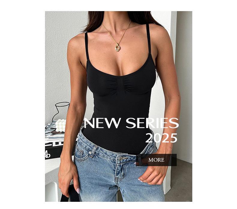 Kayco Europejski i Amerykański Seksowny Body Modelujące na Ramiączkach - Kolekcja Wiosna/Lato 2025 Damska