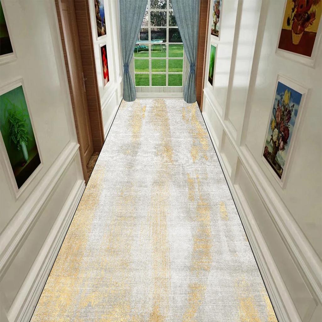 Nowoczesny Abstrakcyjny Długi Dywan Dekoracyjny na Korytarz Mata Podłogowa do Przedpokoju Antypoślizgowy Zmywalny Dywan na Schody Dywany na Przejście Dywan na Zamówienie