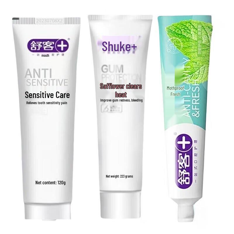 Shuke Comprehensive Care Toothpaste 3-Piece Set