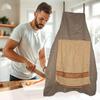 Prank Apron For Men Funny Chef Apron Humorous Washable Novelty Costume W/Openable Towel For BBQ Workshop Art Studio Pottery