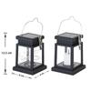 Waterproof Solar Lantern: Outdoor Table & Garden Décor with Night Light