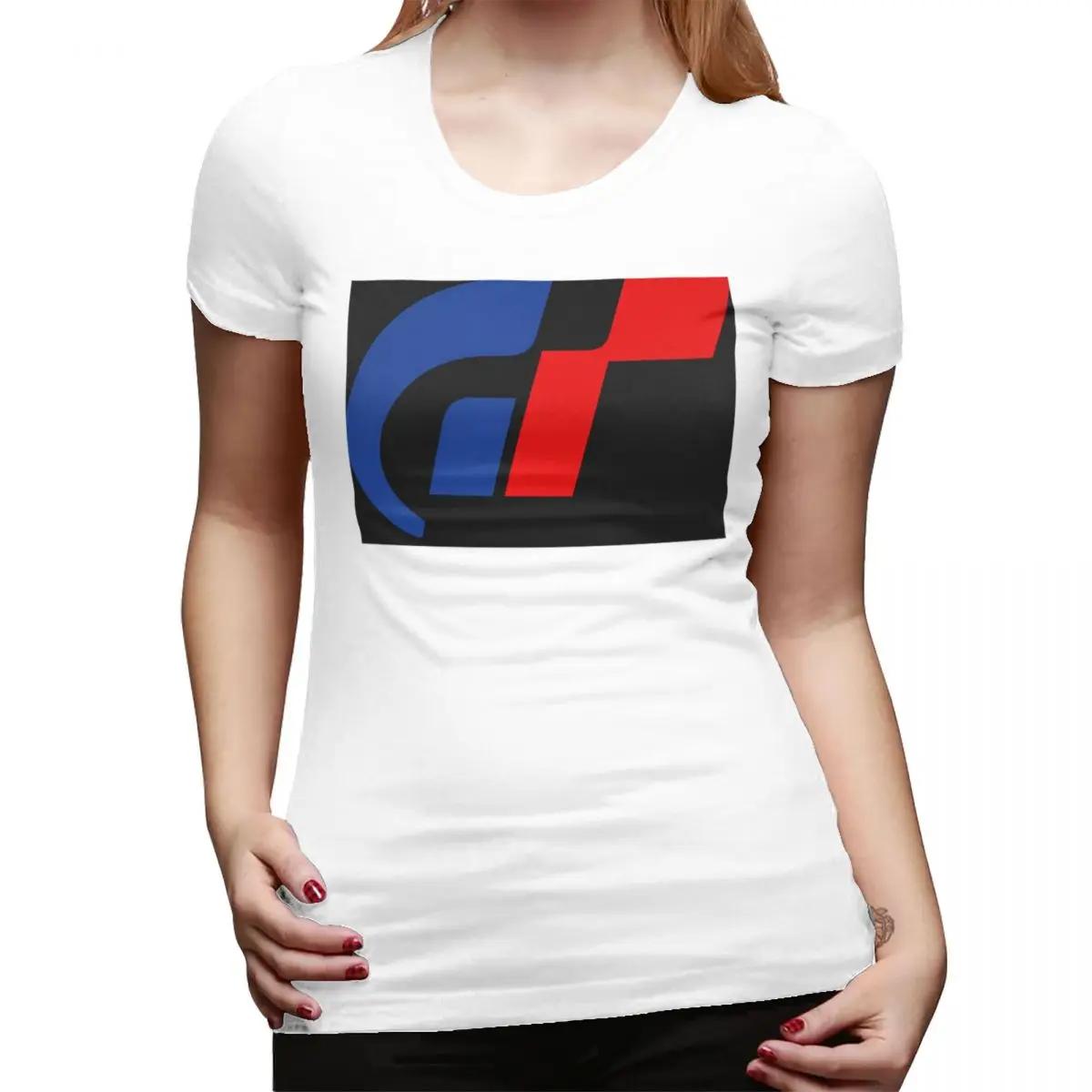 

Gran Turismo Logo TShirt for Women ONeck Streetwear T Shirts Womens Tees Short Summer Clothes Tops S