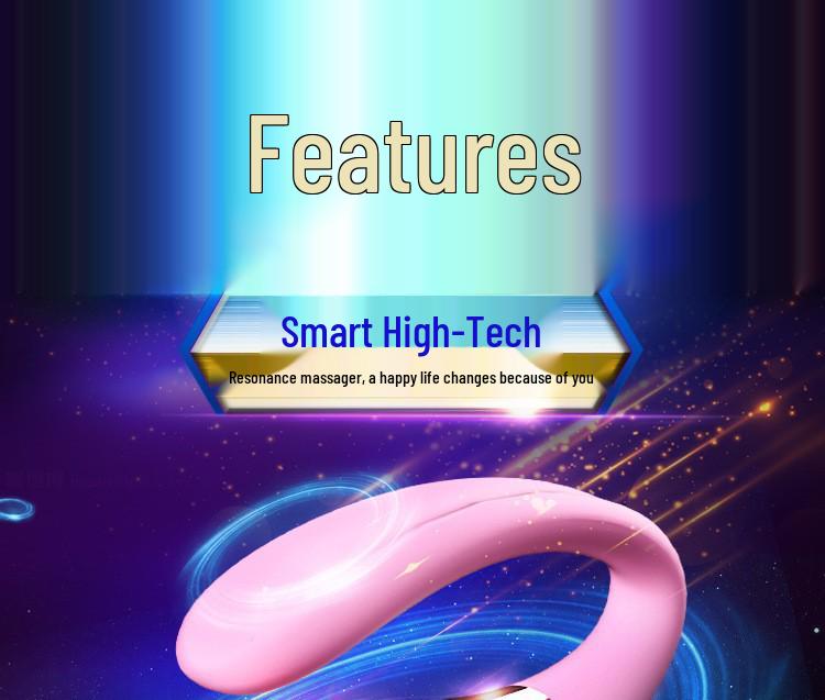 Jielin Bezdrátový vibrační masážní přístroj ve tvaru U pro páry