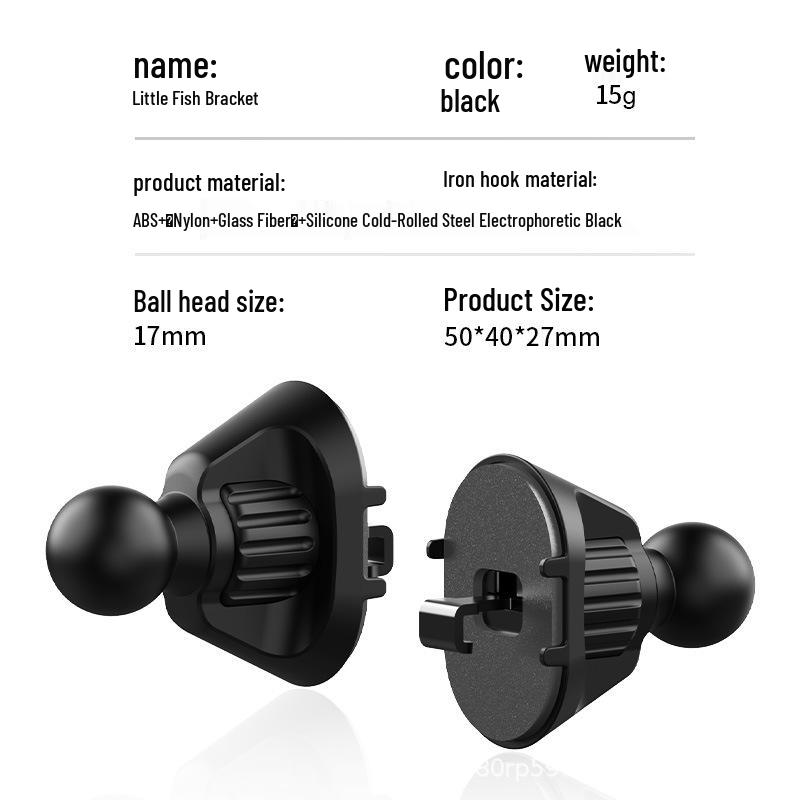

17mm Ball Head Car Mount for Horizontal/Vertical Air Vent