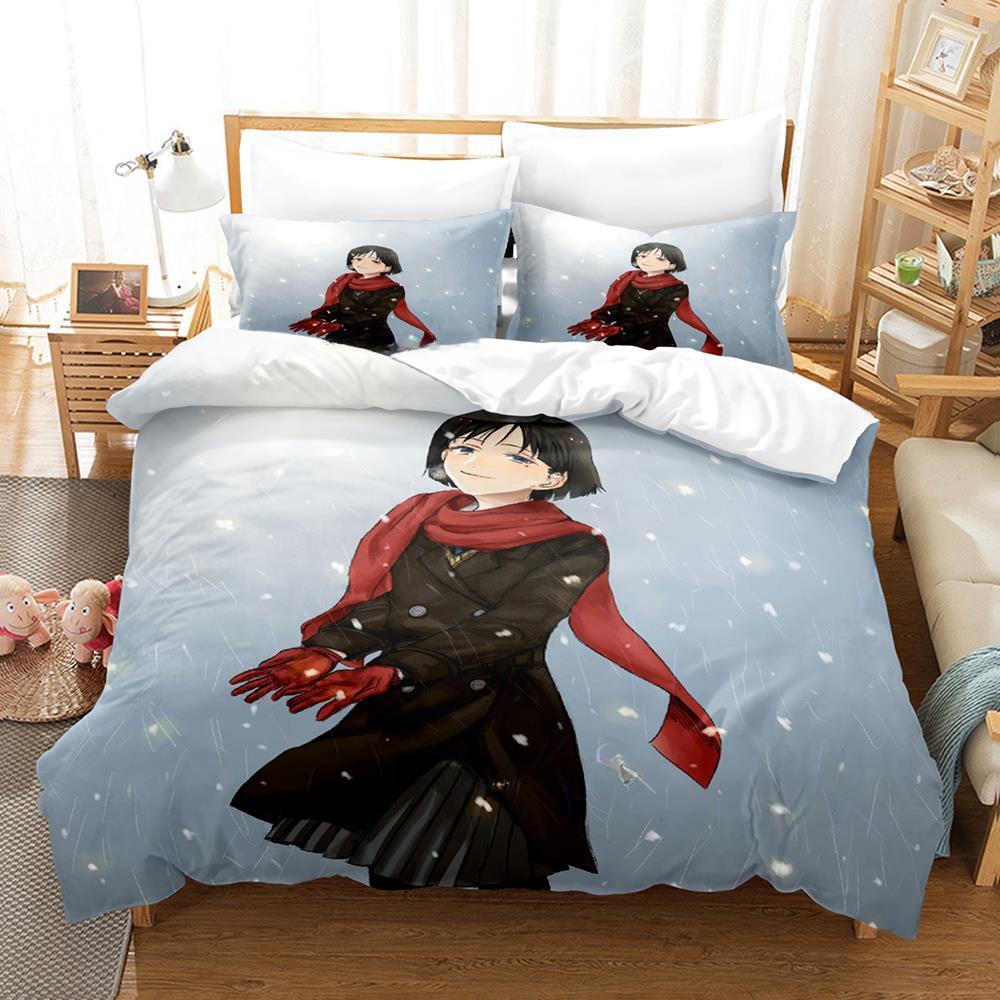 New Paprika Movie Bedding Set Single Twin Full Queen King Size Bed Set Adult Kid Bedroom Duvet cover Sets 3D Anime Bed Sheet Set
