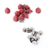 50pcs 8*12mm Fashion Metal Bullet Rivet Spikes & Cone Studs for Leather DIY Accessory (Red)