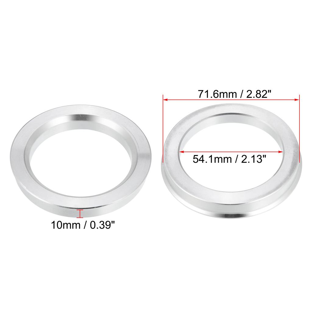 Uxcell Hub Ring, Outer Diameter 2.8 inches (71.6 mm), Inner Diameter 2.1 inches (54.1