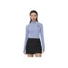 Nike Dri-Fit Adv Running Division Solid High Neck Long Sleeve Running T-Shirt Women Tops Slate-Gray FB7808-493