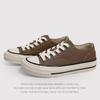 Design Sense~ Fashionable Versatile Thick Baseplate Shoes Breathable And Lightweight Student Casual Shoes Spring One-Word Buckle Single Shoes