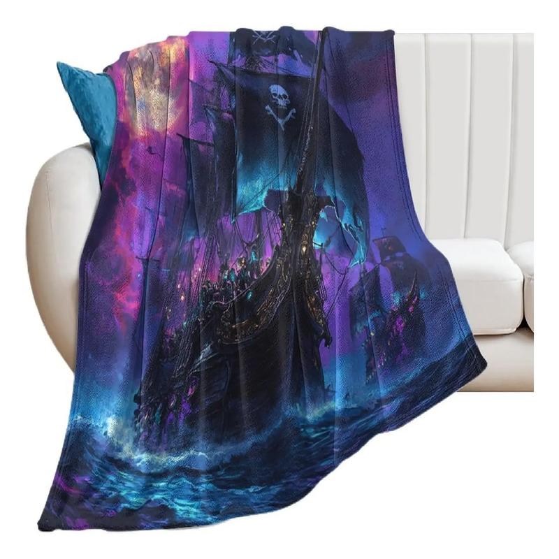 Mantas Vintage De Acuarela Para Barcos Piratas, Ropa De Cama S разноцветный