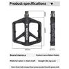 Nylon Bicycle Pedals Red Purple Orange Bianchi Pink Green 14mm Ultralight Bearing Wide Pedal for XC Bmx Pedal Board removal tool