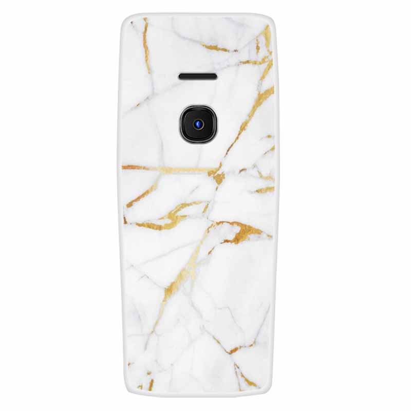 For Nokia 8210 4G Case Soft Silicone Owl Wolf Fashion Back Covers for Nokia 6300 4G Cases Lovely Painted Marble Protection Bags