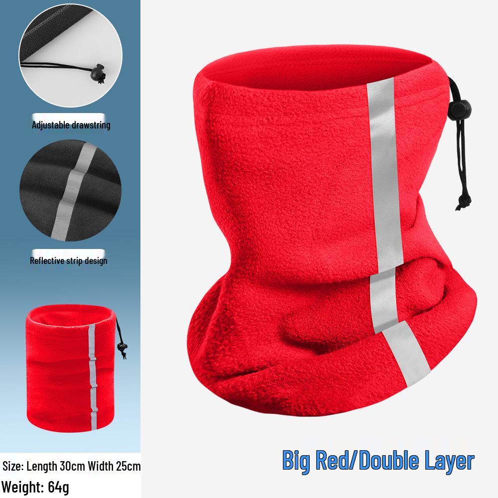 Adjustable Multifunctional Neck Warmer: Windproof Skiing & Cycling Gaiter for Autumn & Winter