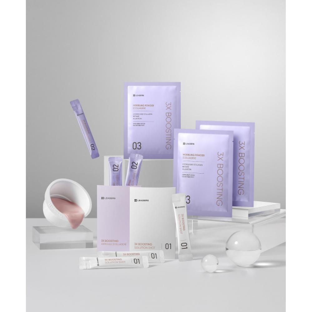 Leaders Cosmetics [spicule Modeling Pack 3 Times] Leaders 3x Boosting Modeling Mask [collagen]