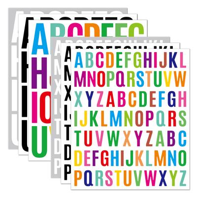 1 Zoll 2 Zoll 26 Buchstaben Aufkleber Produkt Logo Industrielle Anwendung Archiv Notizbuch Handkonto Wasserdichter Buchstaben Aufkleber