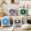 FLIXBLANY Rainbow Heart Cushion Cover Pillow Cover Decoration Room Home Sofa Living Office Car Nordic Simplicity