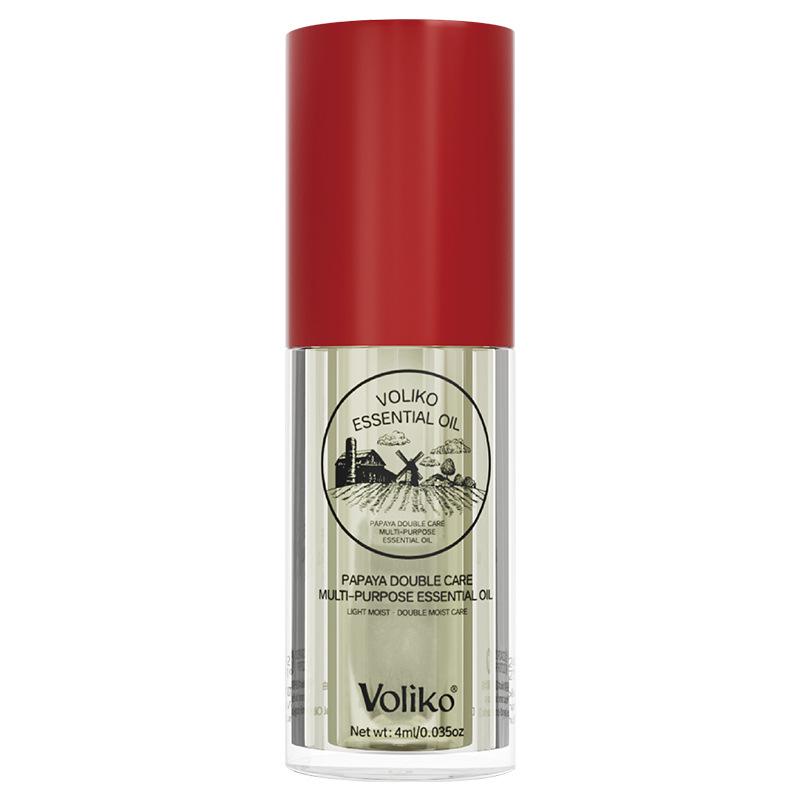 VOLIKO Papaya Lip Essence: Hydrating & Exfoliating Lip Oil for Men & Women - Australian Bestseller