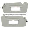 Gray Sun Visor Pair for 2009-2014 Nissan Murano (96401-1AA1B)