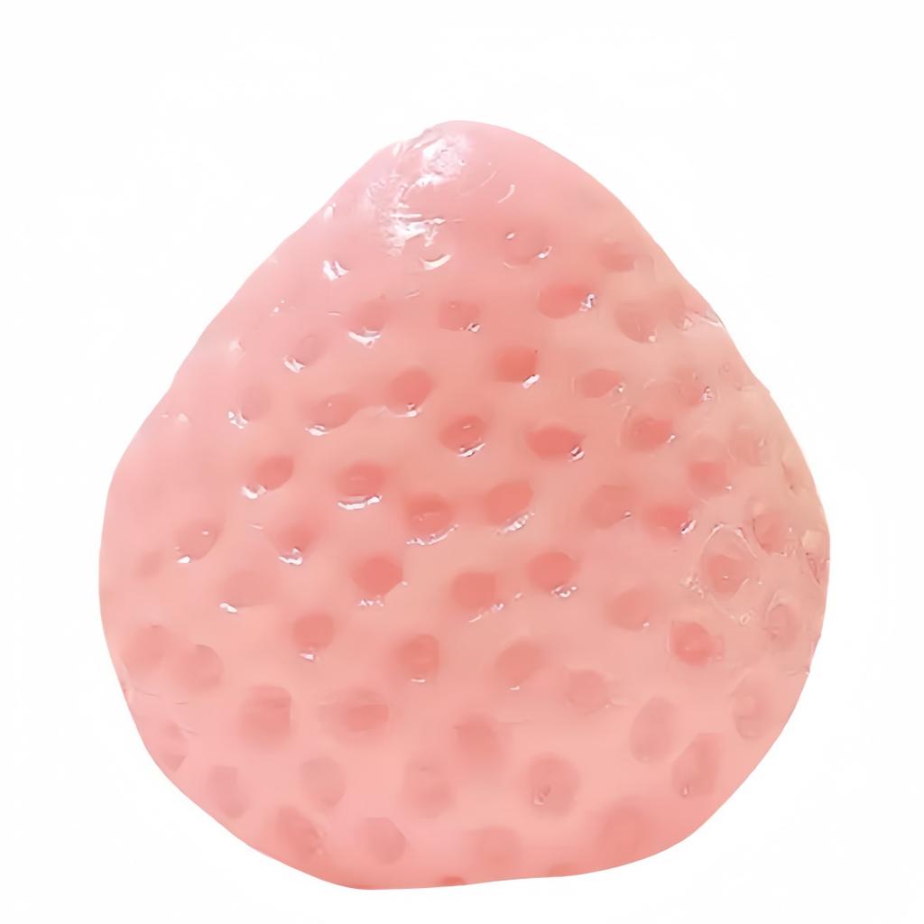 Large Strawberry Decompression Simulation Squeeze Toy With Soft Silicone Like Texture Suitable For Stress Relief Entertainment