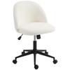 Desk Chair, Height-Adjustable Swivel Chair, Up To 120 Kg, Cream
